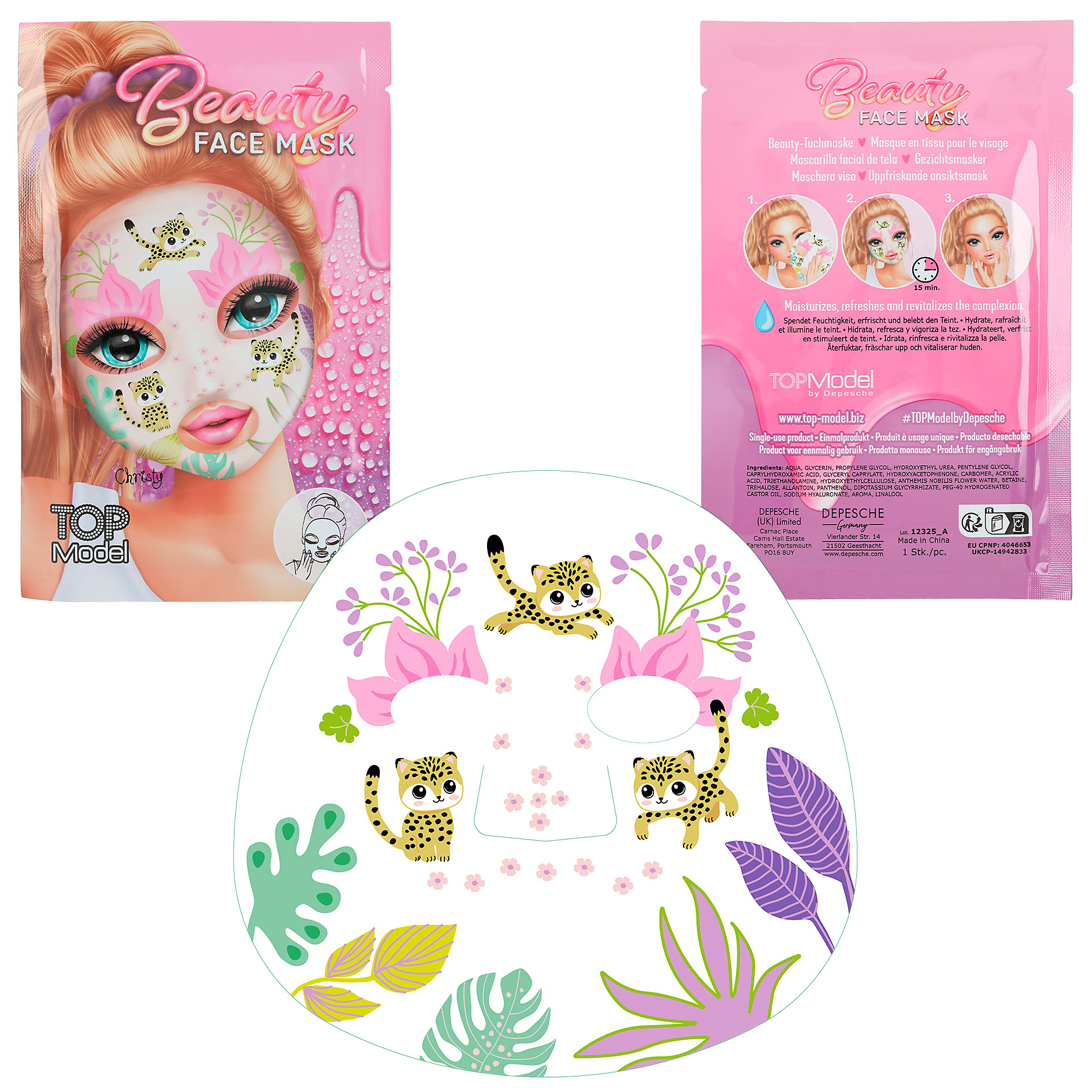 TOPModel Tuchmaske Beauty and me 12325 Geparden TOPModel Tuchmaske Beauty and me 12325 Geparden