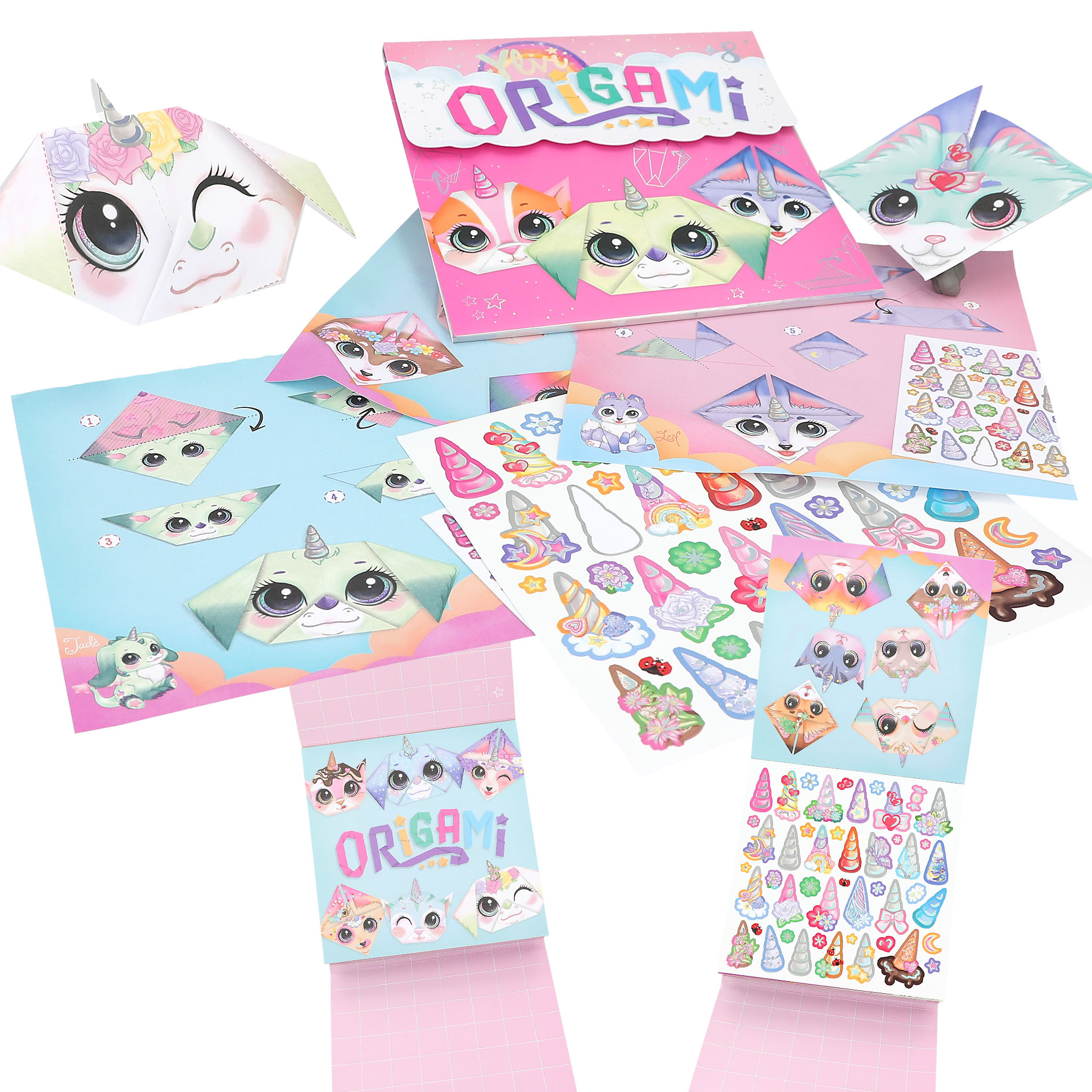 Ylvi and the Minimoomis Origami 12464  Pink