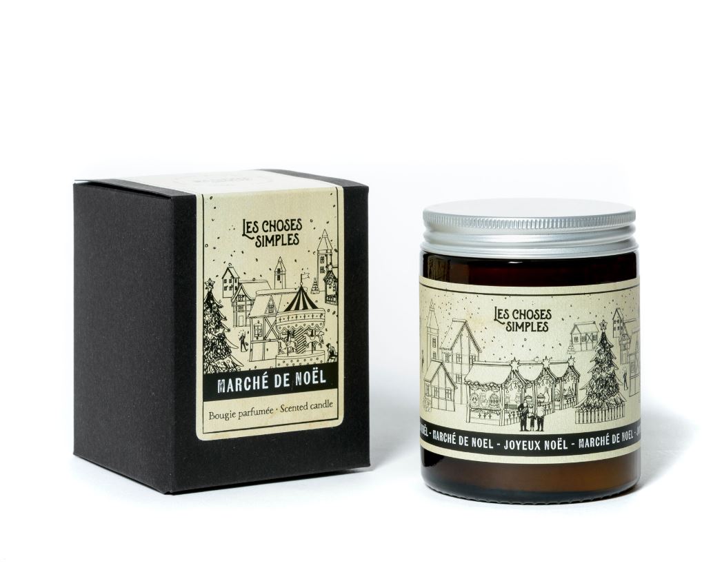Natürliche Duftkerze aus Sojawachs  Nr. 27 Marché de Noel