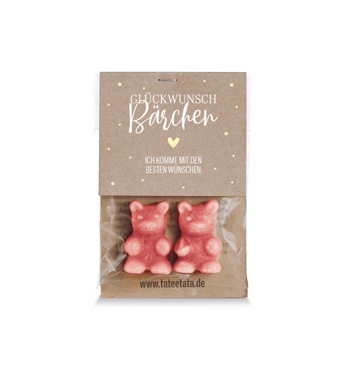 Tee Bären "Glückwunsch Bärchen"